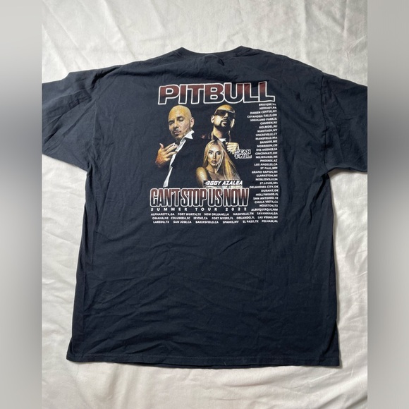 Pitbull Sean Paul Iggy Azalea Concert Summer Tour “Can’t stop us now “ T shirt - Picture 2 of 5